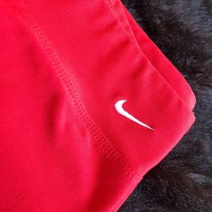 Red Spandex Nike Shorts